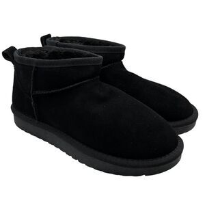 CUSHIONAIRE Women's pull on boot 7.5 BLACK